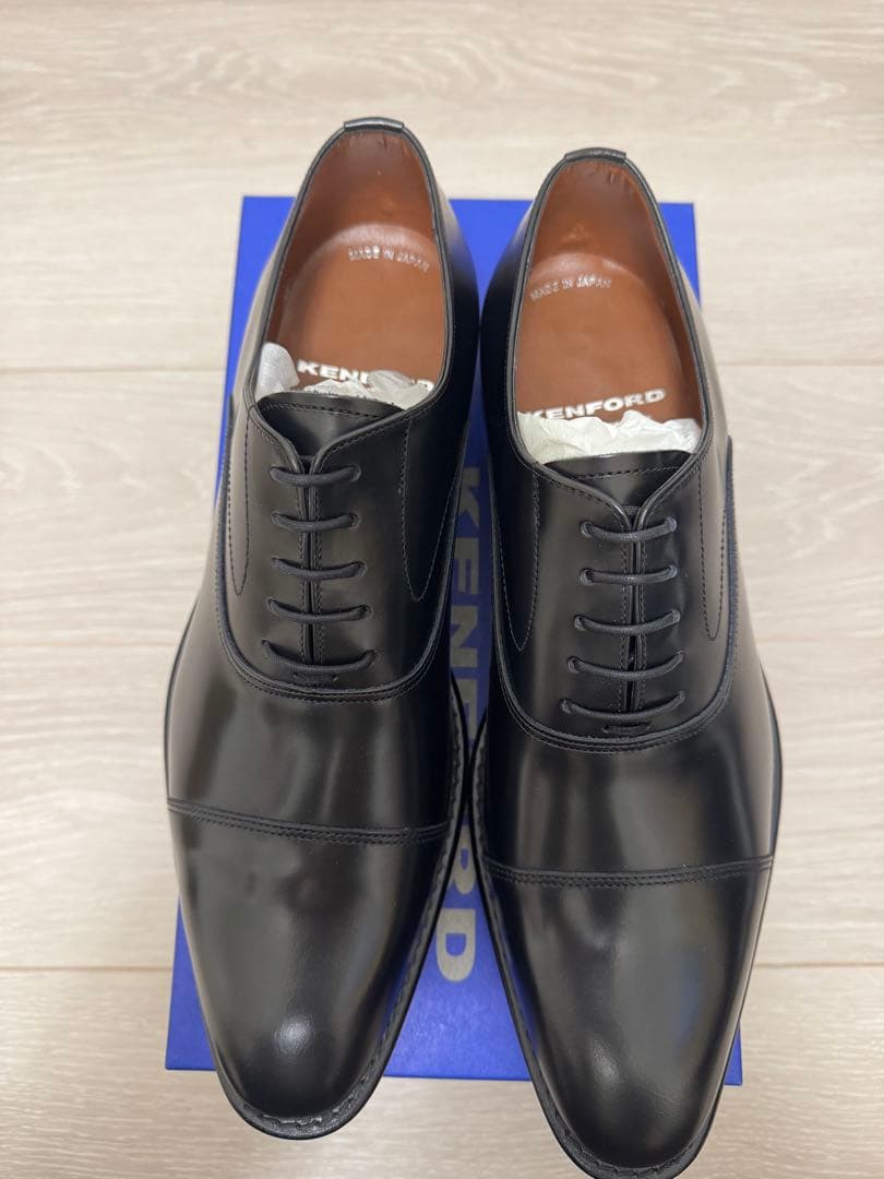 【未使用】KENFORD KB48 AJ ストレートチップ 黒 25cm 日本製