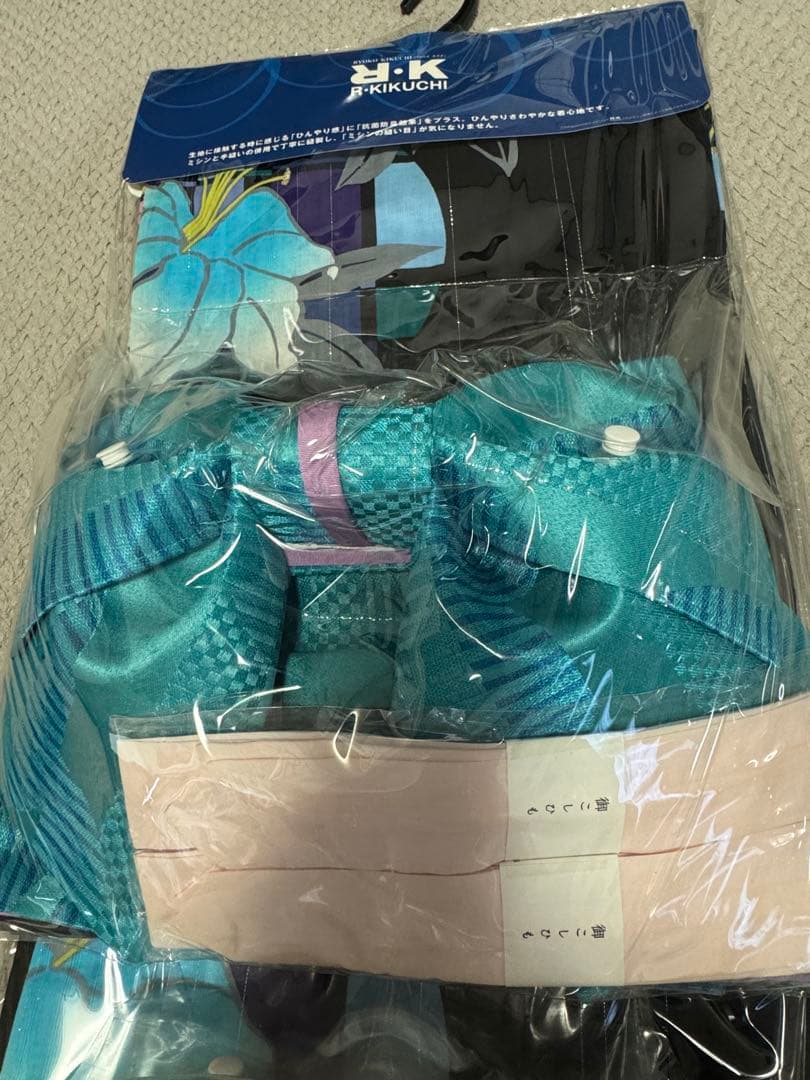 【新品未使用未開封】リョウコキクチ　浴衣・帯・下駄セット