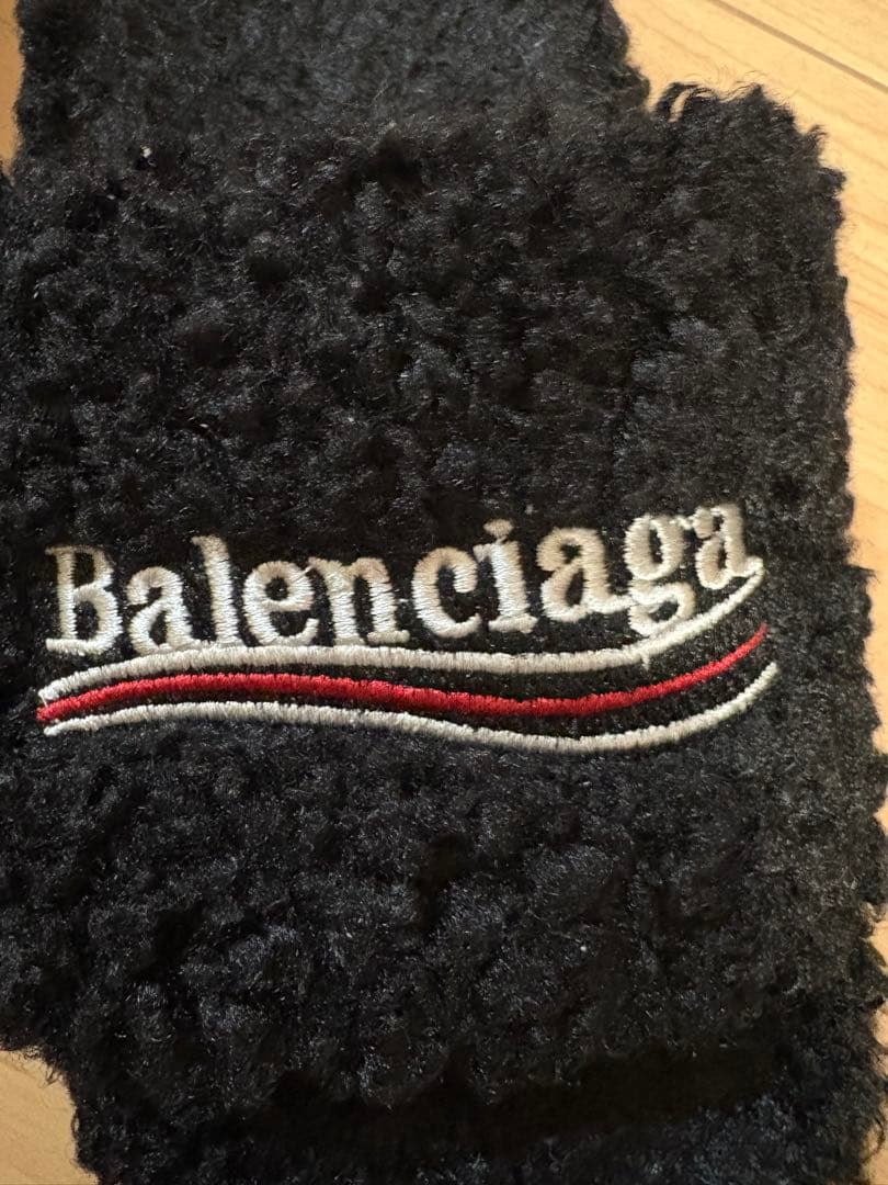 BALENCIAGA ブラック スライドサンダル