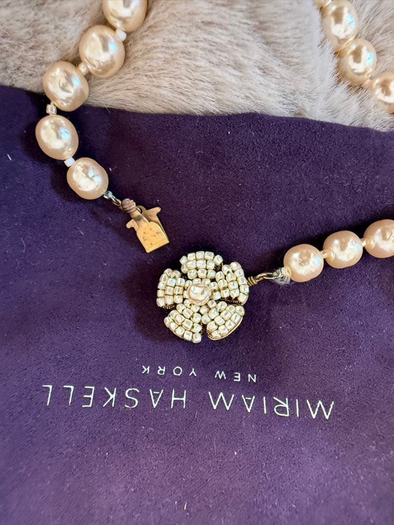 Miriam Haskell パールネックレス