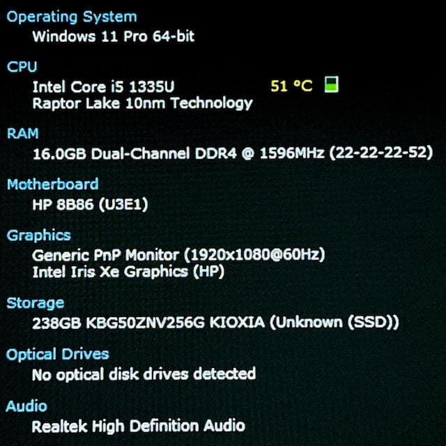 美品《2023》第13世代上級ハイスペック！爆速SSD！RAM16GB！HP