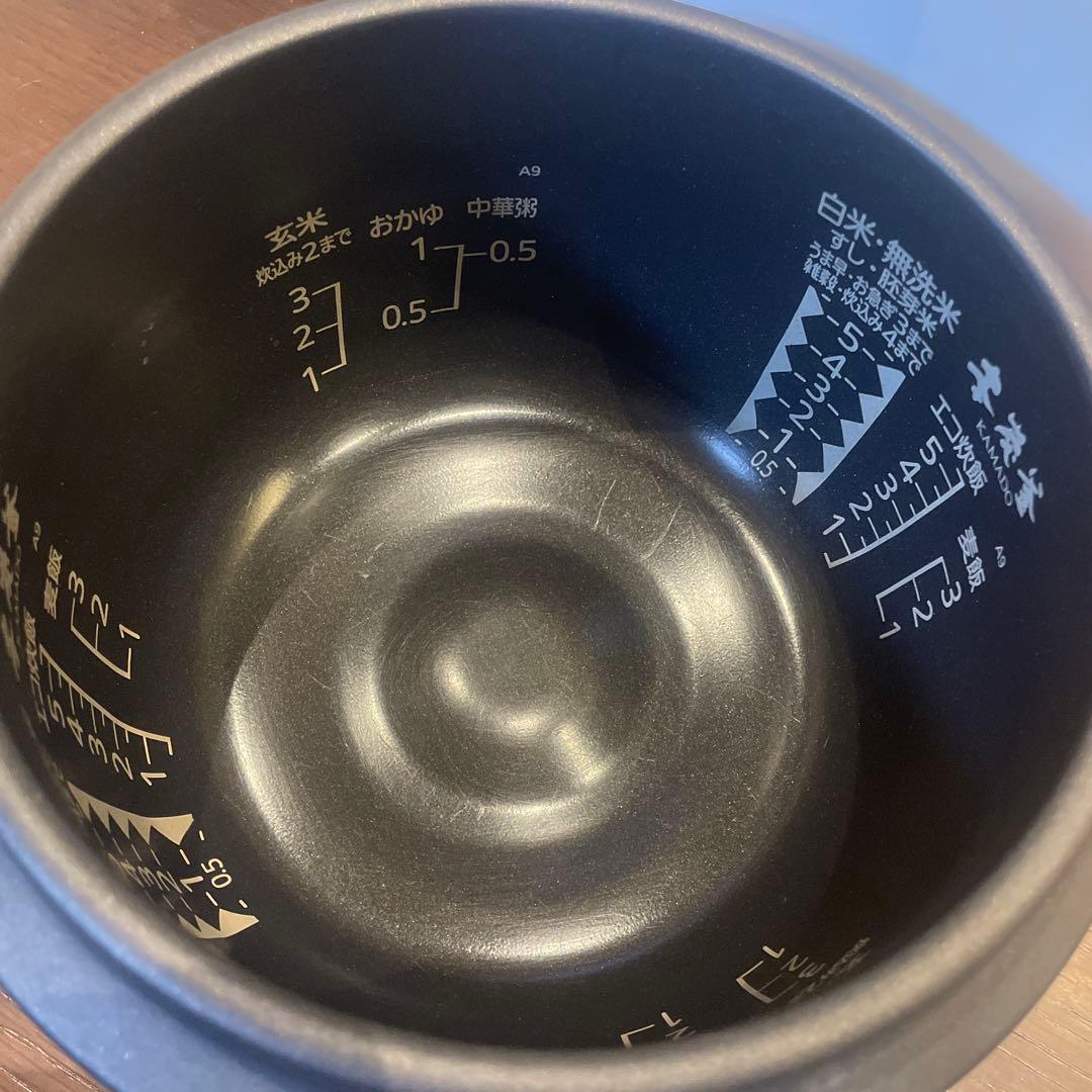 三菱本炭釜 KAMADO IHジャー炊飯器NJ-AWA 10-W取扱説明書付