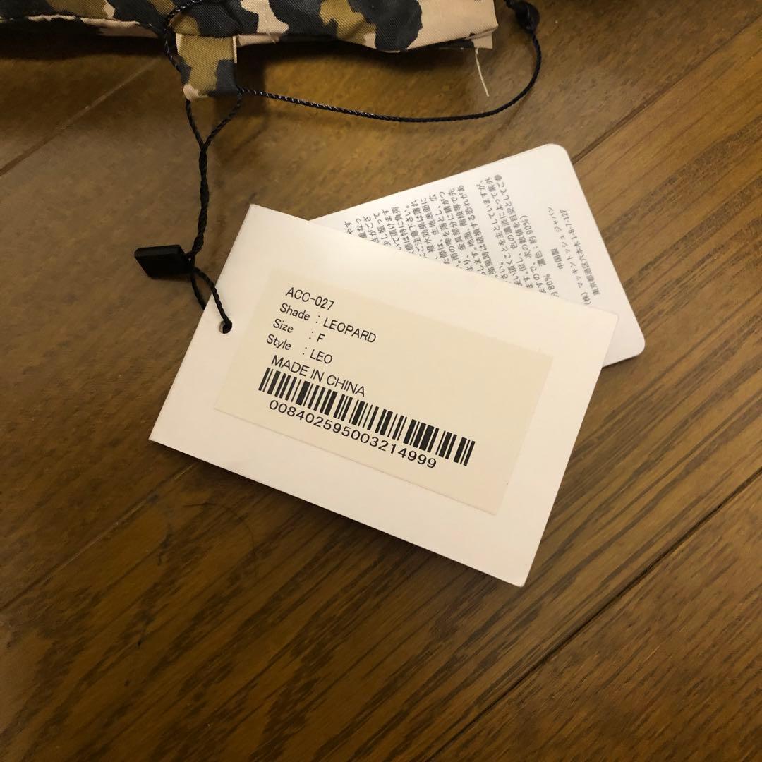 新品未使用品 MACKINTOSH マッキントッシュ 折りたたみ傘 レオパード