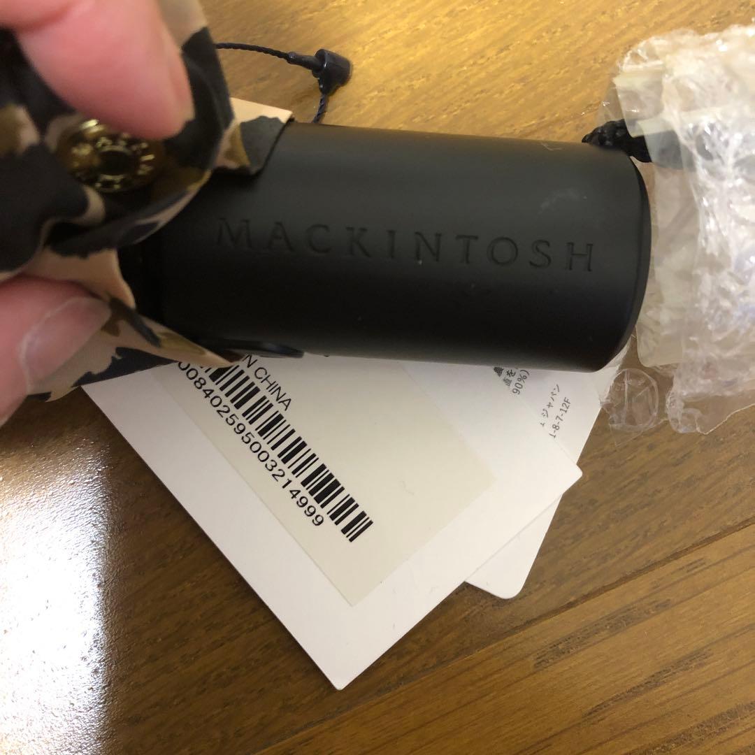 新品未使用品 MACKINTOSH マッキントッシュ 折りたたみ傘 レオパード