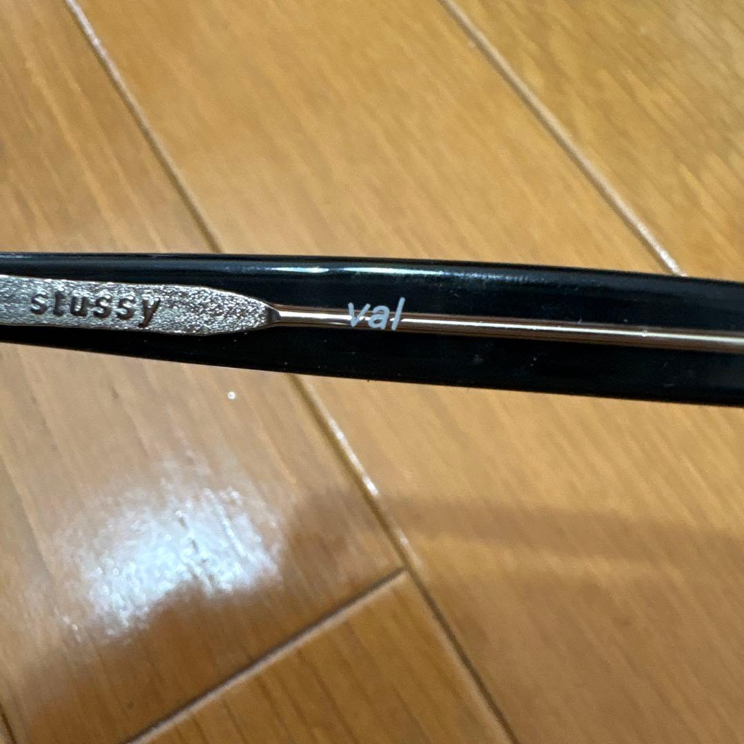 o*!様 STUSSY EYEGEAR サングラス コンビフレーム ライトグレー