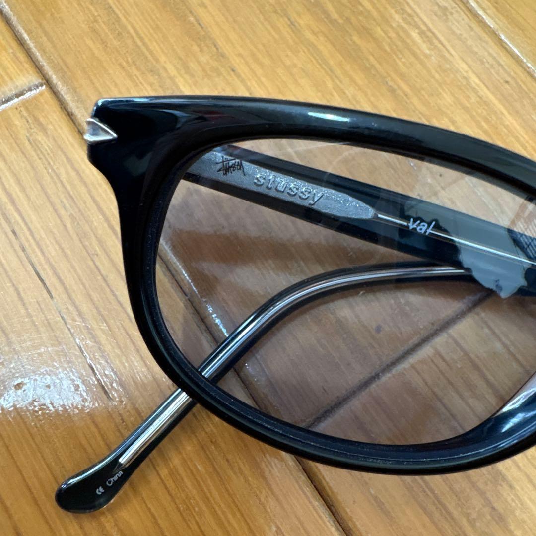 o*!様 STUSSY EYEGEAR サングラス コンビフレーム ライトグレー