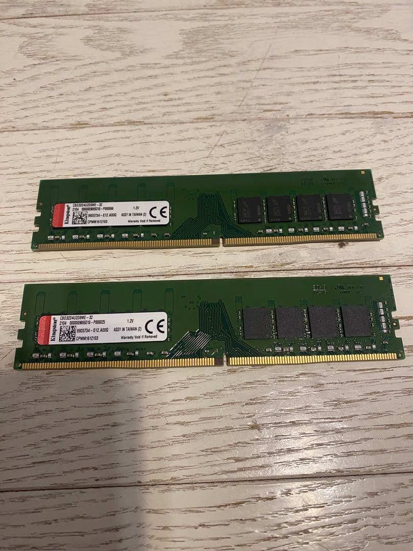 Kingston DDR4 32g メモリPC4-3200 2枚
