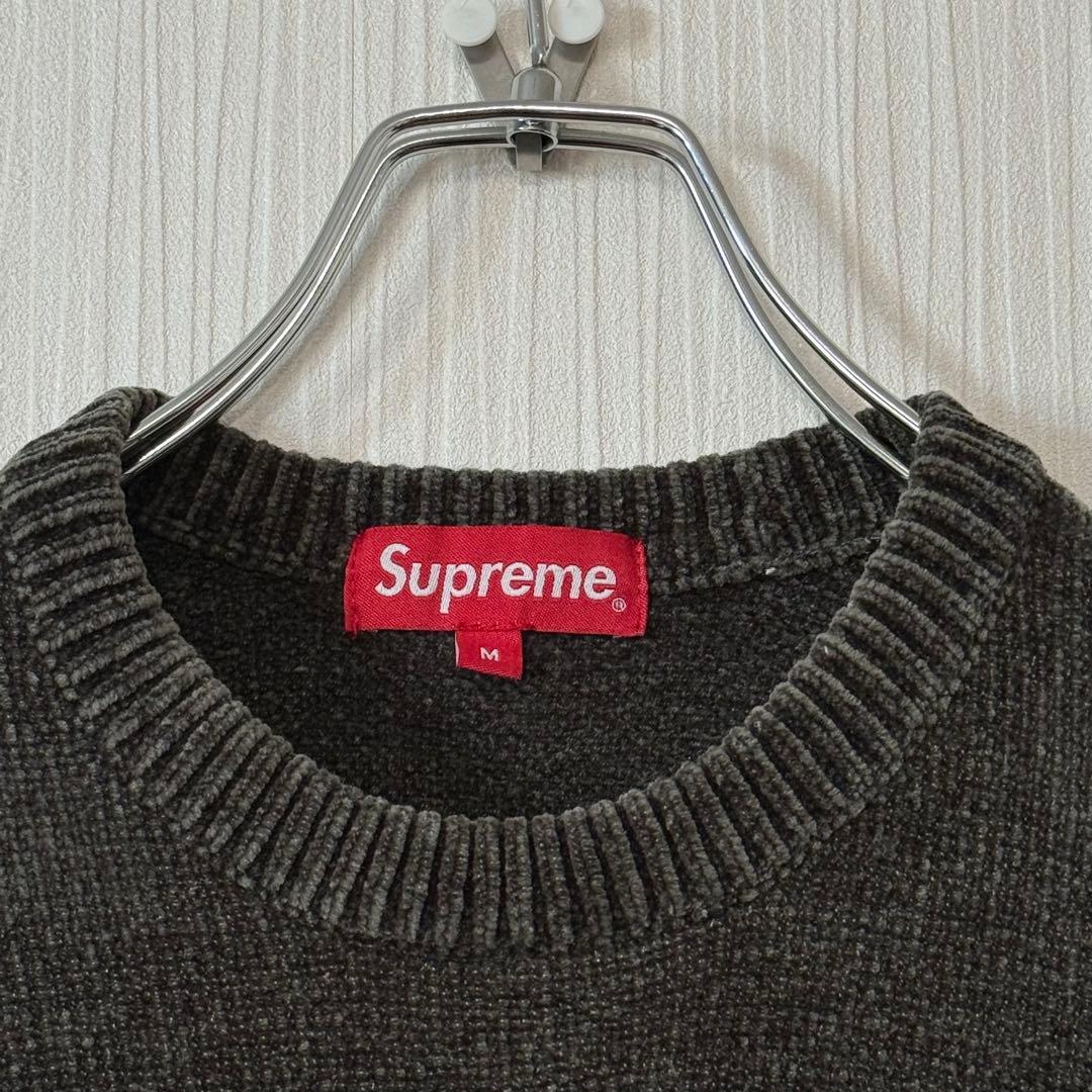 【完売品】Supreme シェニール ボーダー セーター