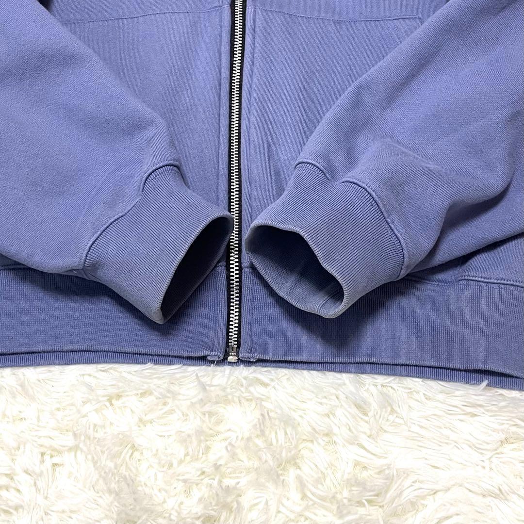 【美品】 OY テディベア ZIPパーカー Y2K 韓国 XL ブルーパープル