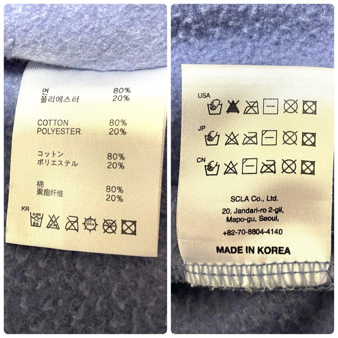 【美品】 OY テディベア ZIPパーカー Y2K 韓国 XL ブルーパープル