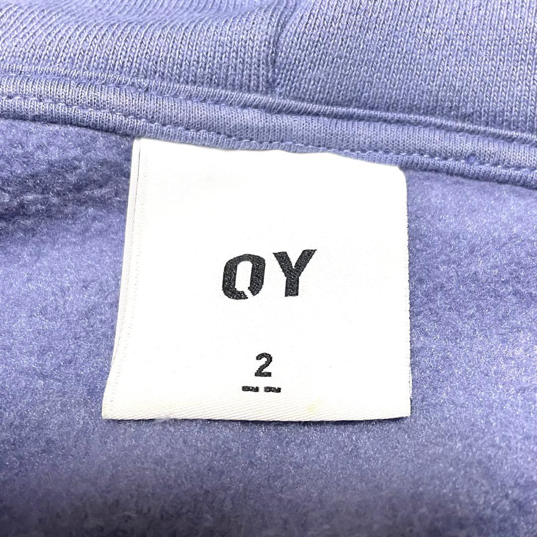 【美品】 OY テディベア ZIPパーカー Y2K 韓国 XL ブルーパープル