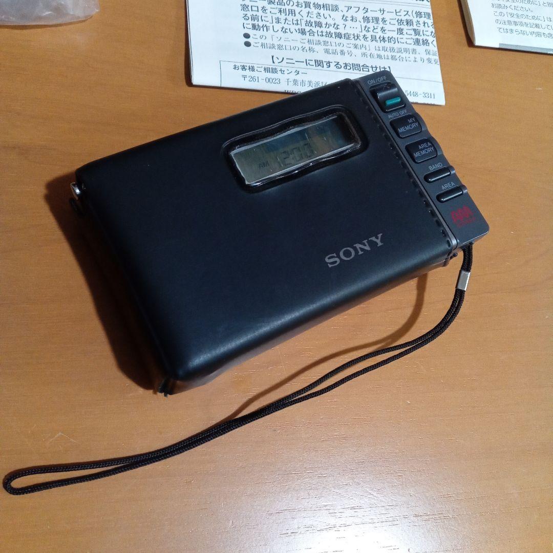 SONY SRF-M100 ポータブルラジオ 美品 元箱 付属品付 受信OK