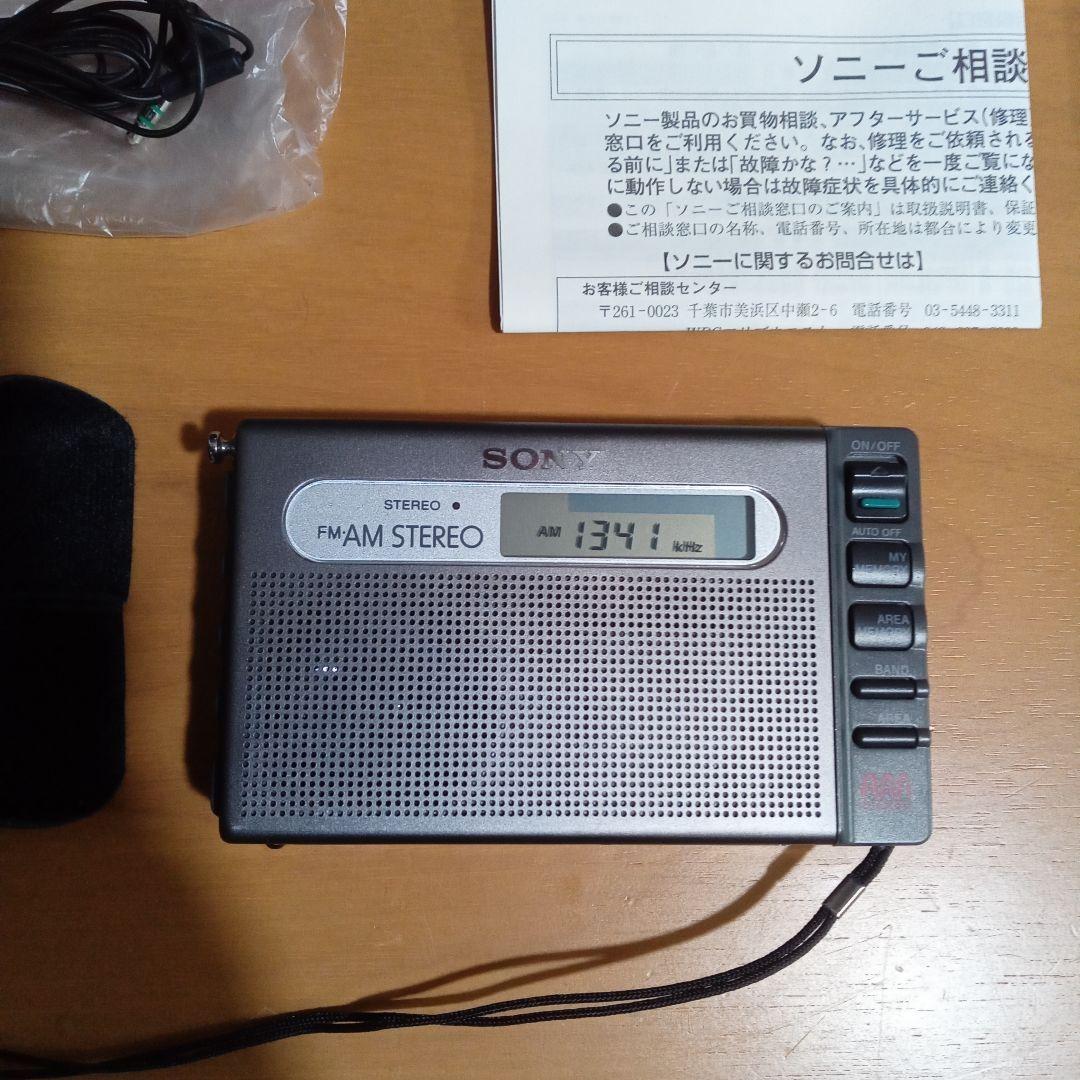 SONY SRF-M100 ポータブルラジオ 美品 元箱 付属品付 受信OK