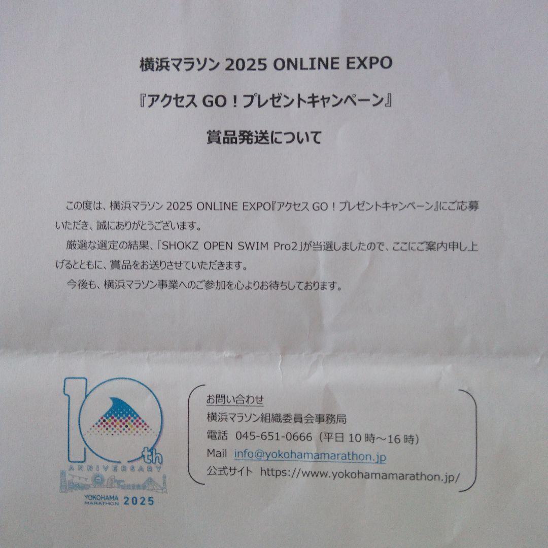 SHOKZ ショックス OPEN SWIM PRO グレー