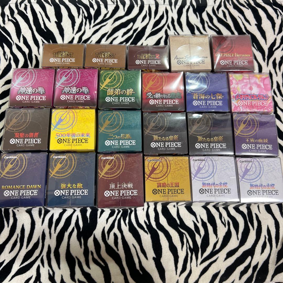 ONE PIECEカード　新品未開封boxテープ付き