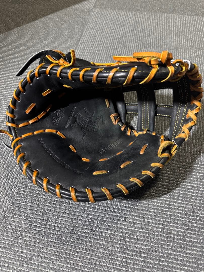 Rawlings 硬式野球グローブ 黒/オレンジ