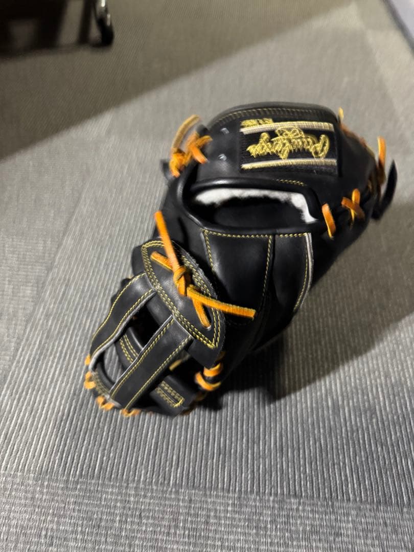 Rawlings 硬式野球グローブ 黒/オレンジ