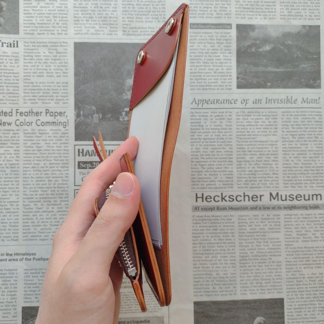 やや訳あり　総コードバン　ショートトラッカー　ウォレット