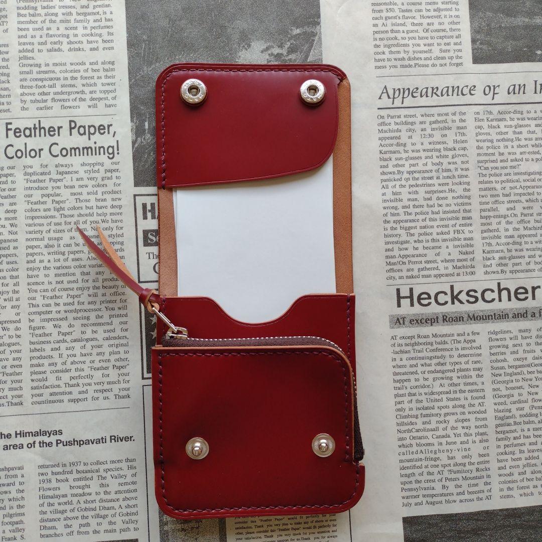 やや訳あり　総コードバン　ショートトラッカー　ウォレット