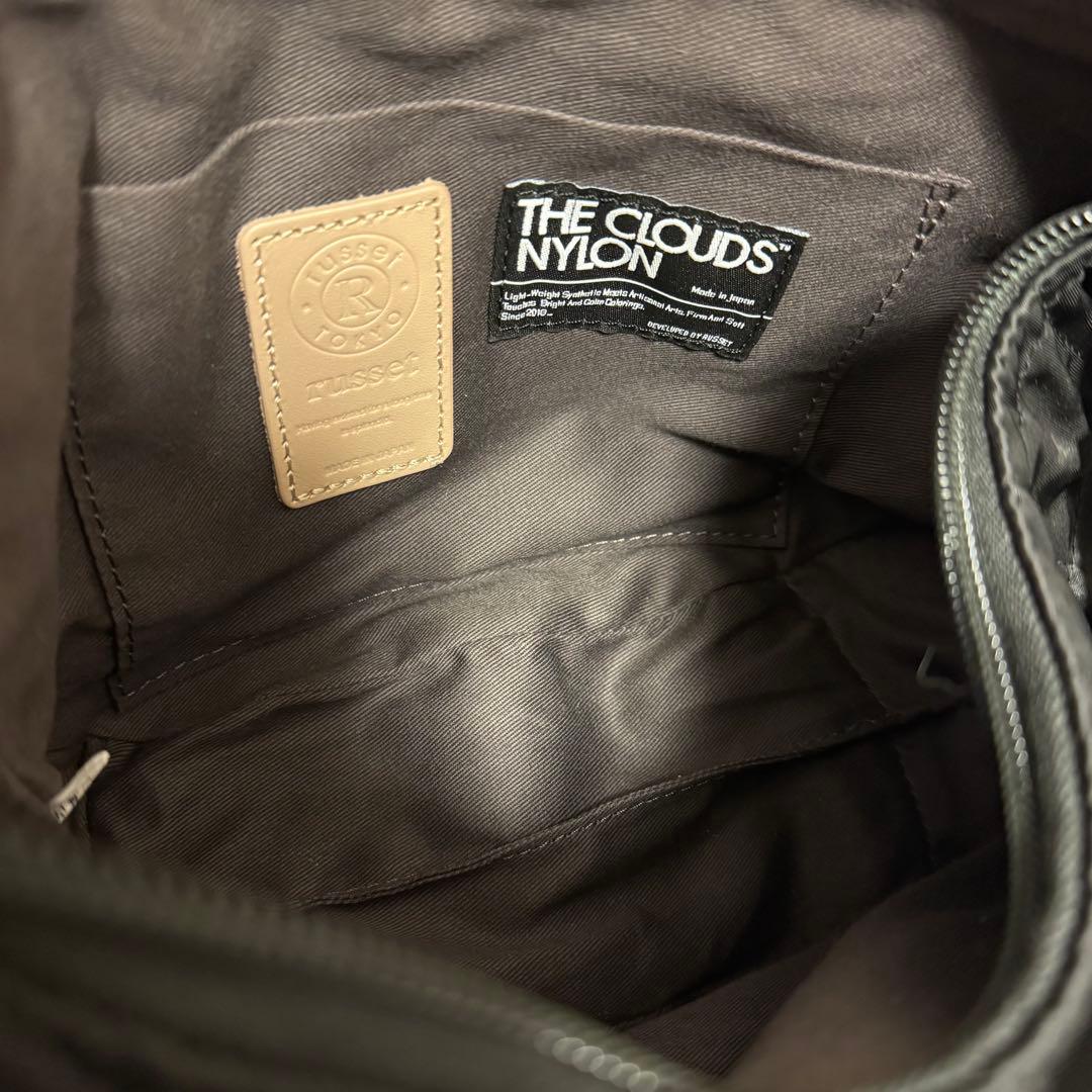 russet キルティングラウンドショルダーバッグ