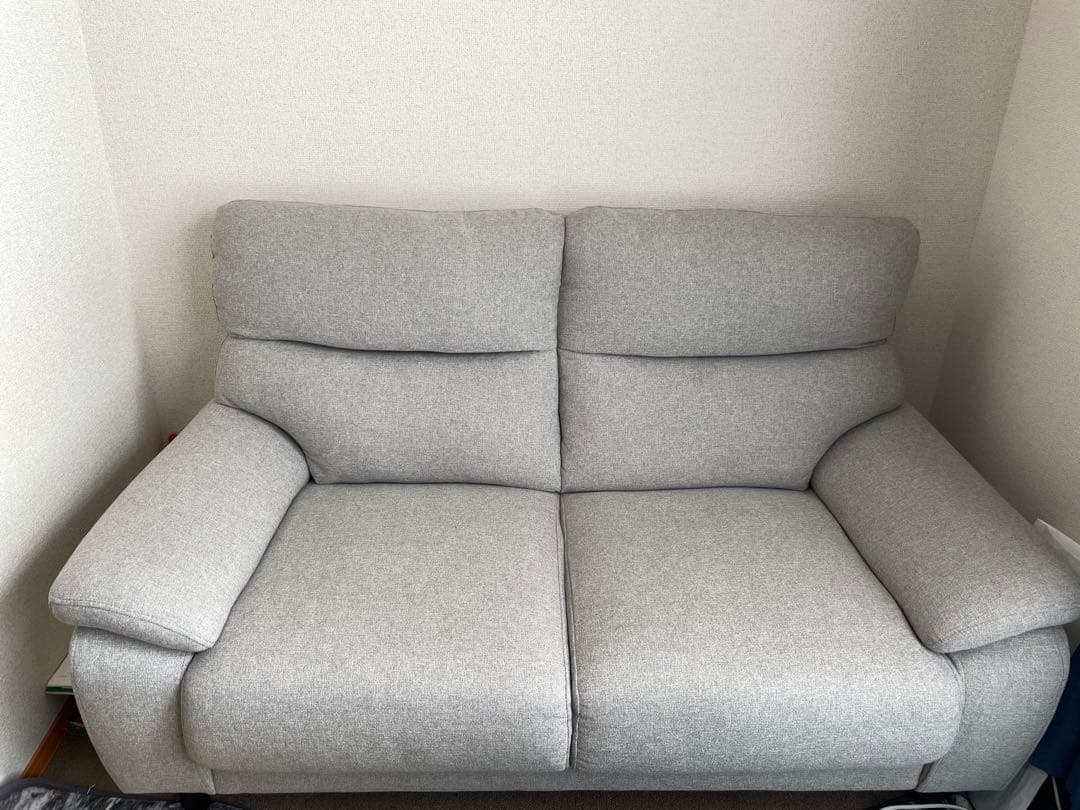 【のりぱぱ】ニトリ　2人掛けソファ