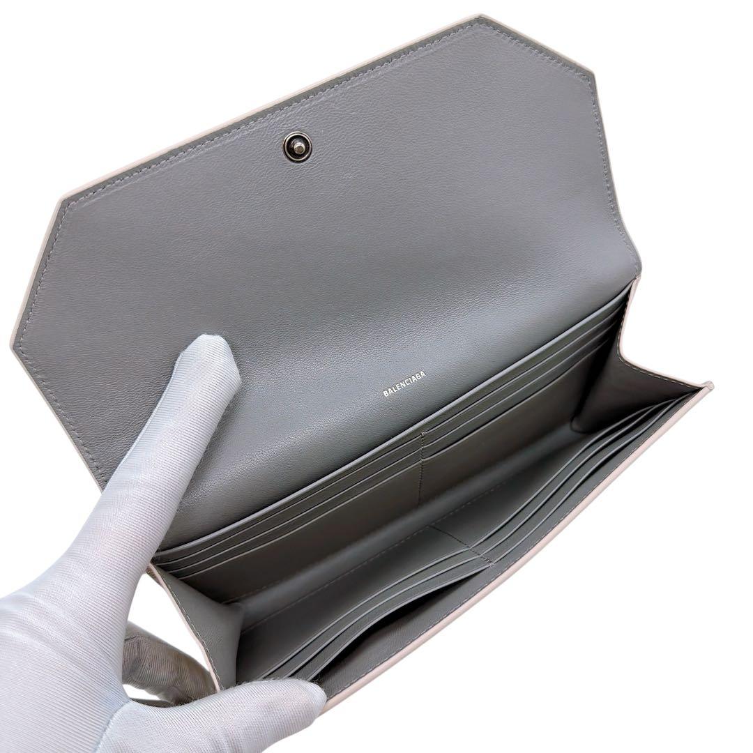 バレンシアガ 736732 エンベロープ コンチネンタルウォレット 長財布 美品