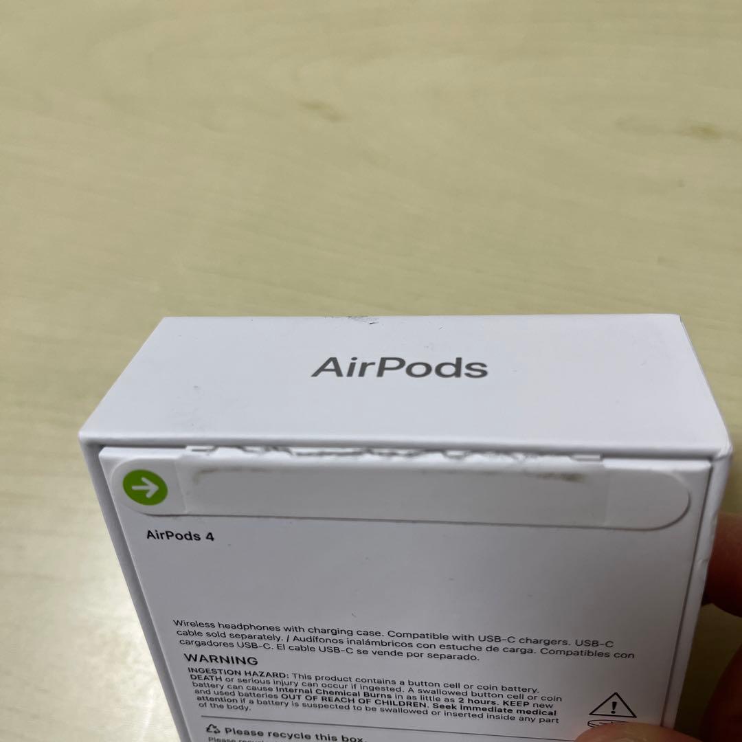 AirPods 4 本体 USB-C充電器対応