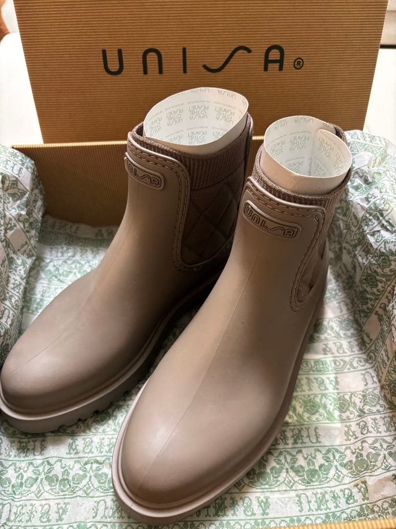 UNISA レインブーツ　36 新品