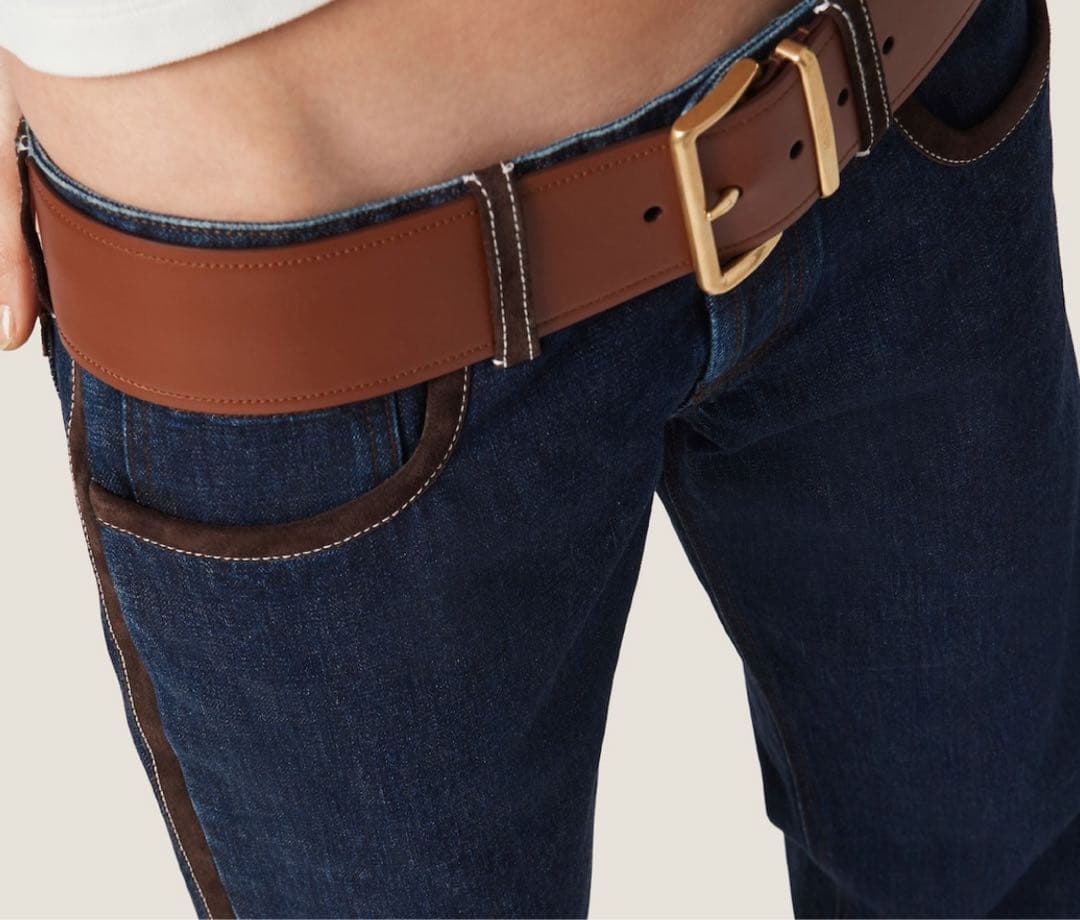 tanuboomiumiuレザーベルト 新品・未使用品