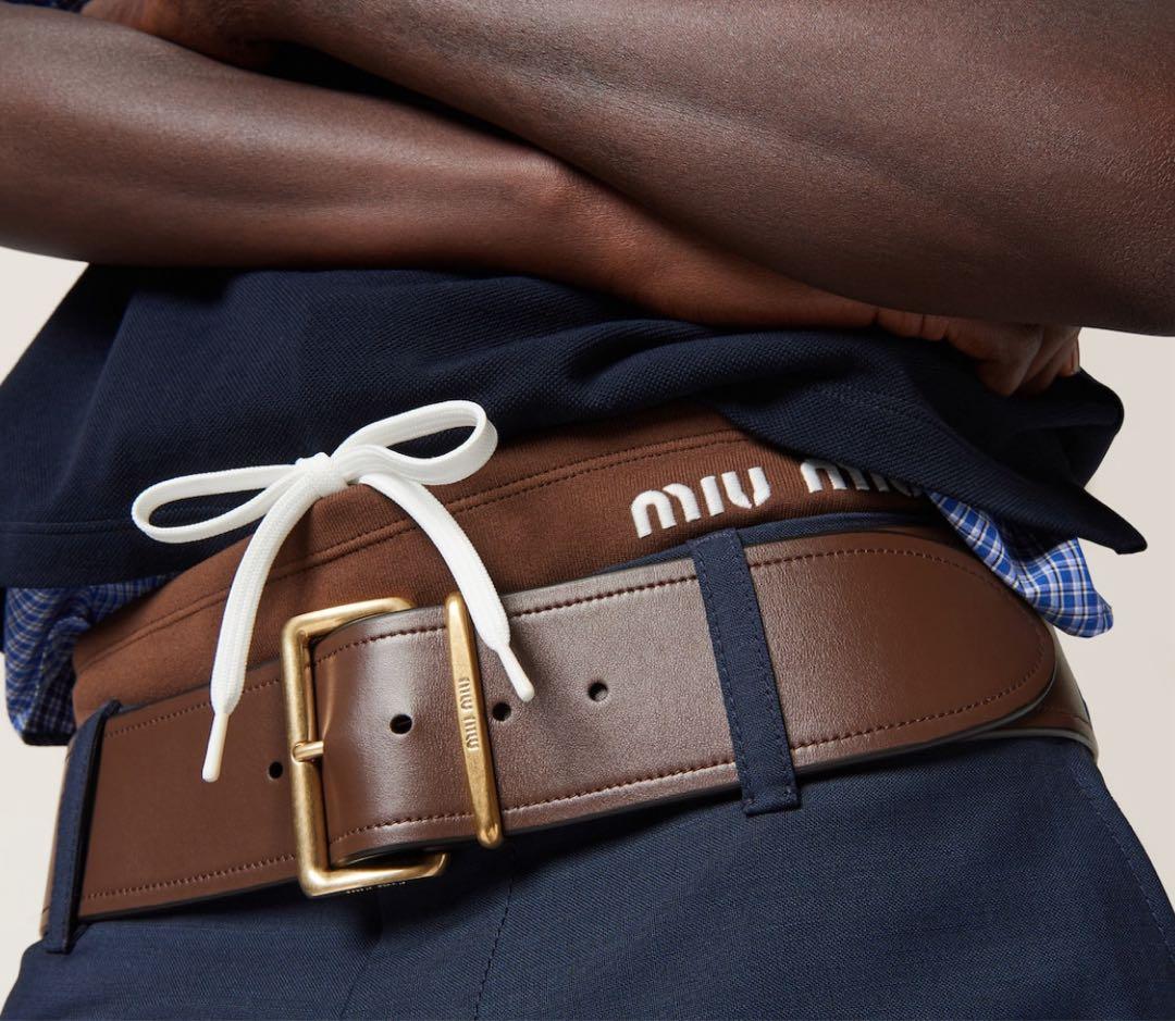 tanuboomiumiuレザーベルト 新品・未使用品