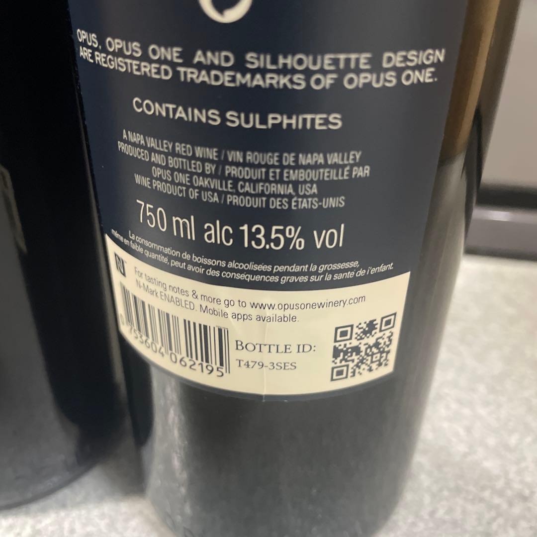 2本 750ml Opus One オーパスワン 2019 750ml（10）