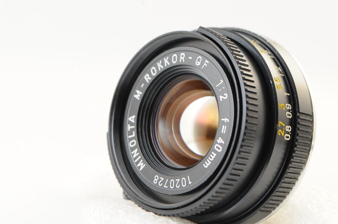 ★超美品★ MINOLTA M-ROKKOR-QF 40mm F2 ★完動品！