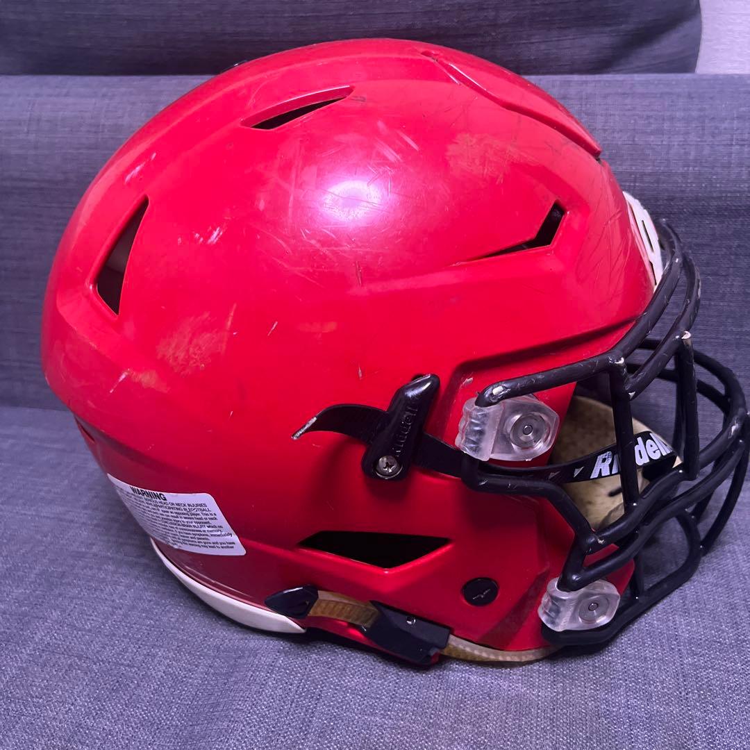 Riddell speed flex アメリカンフットボールヘルメット 赤 L