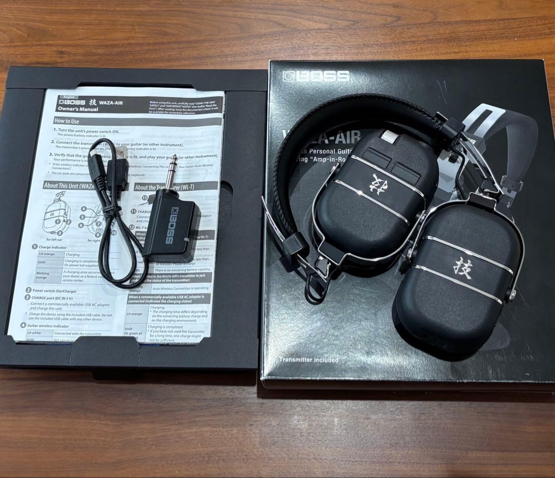 【最終値下】BOSS ボス 技 WAZA-AIR ワイヤレス ギター ヘッドホン
