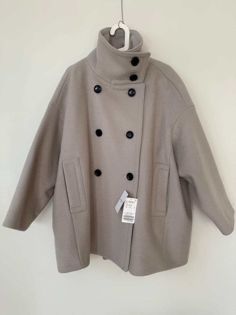 NOBLEスタンドカラーオーバーコート