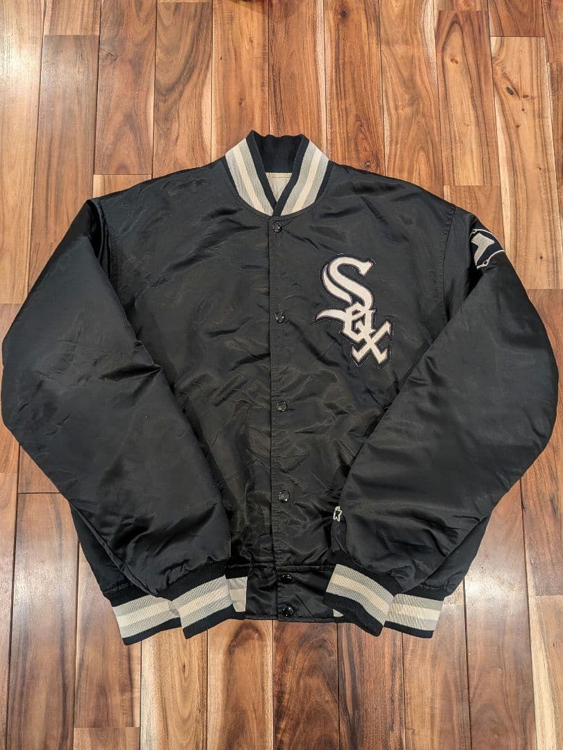 USA製 Starter ホワイトソックス スタジャン