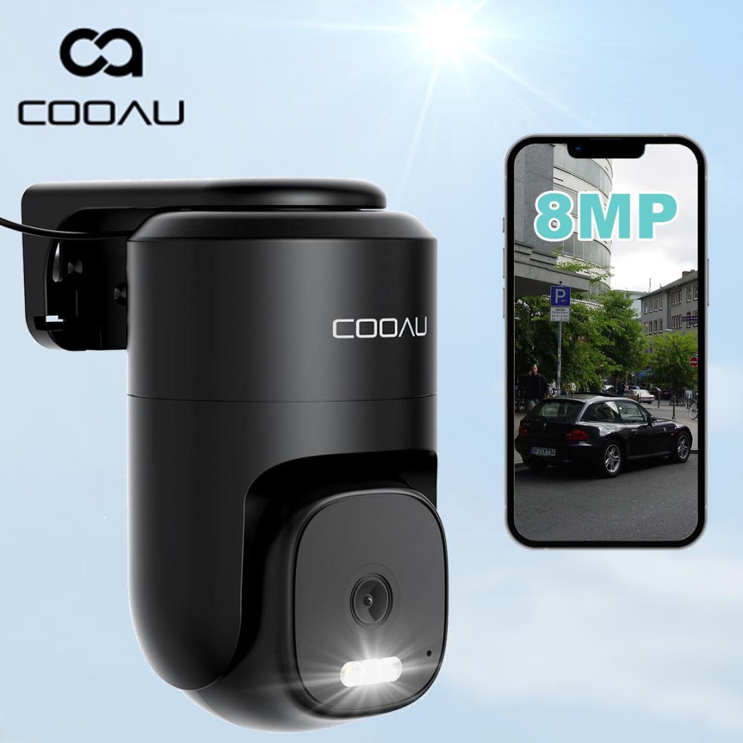 【新品未使用】COOAU 防犯カメラ 800万画素 SDカードセット