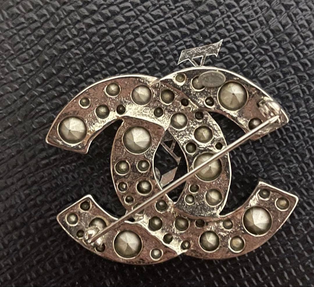 CHANEL ダブルCロゴ ブローチ　正規品