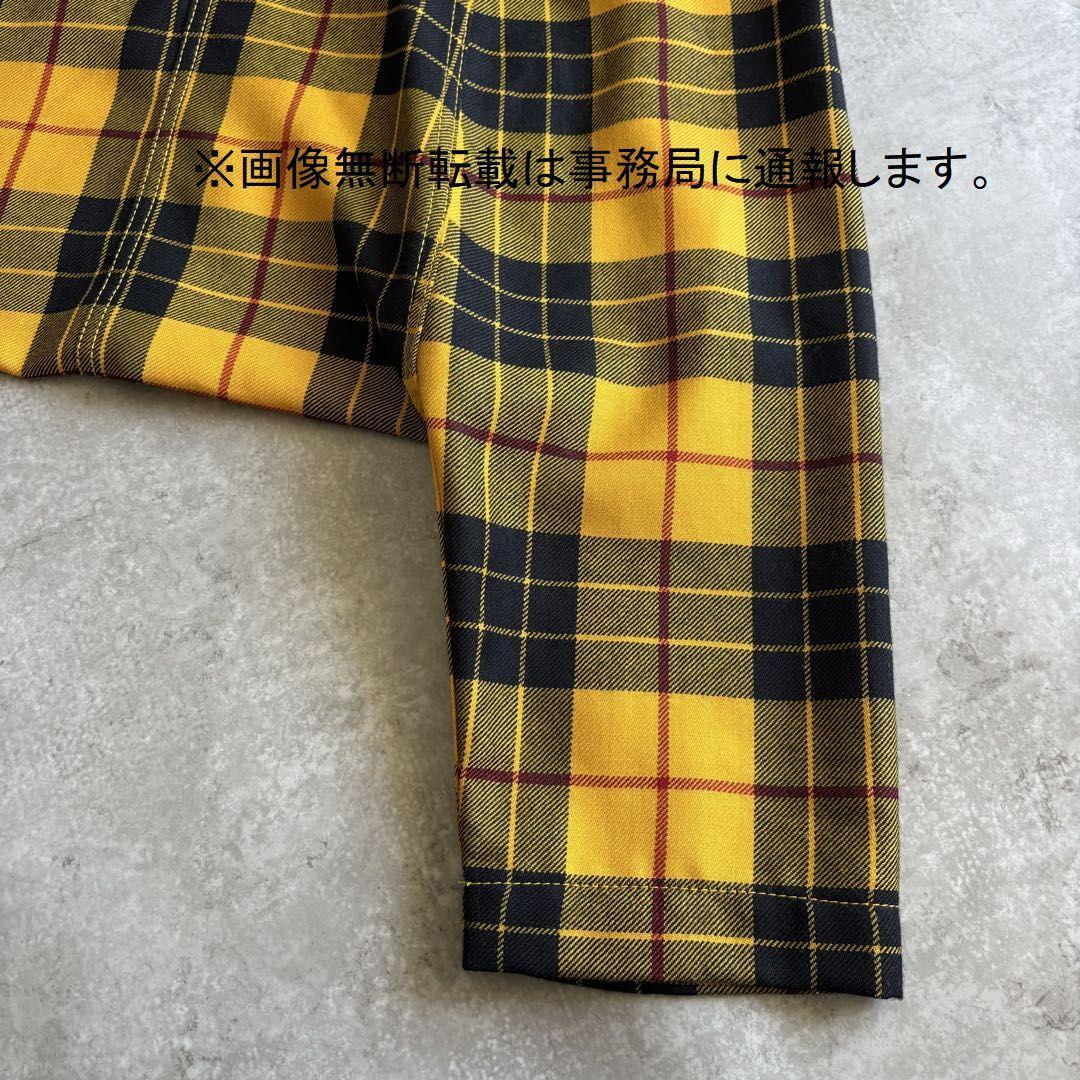 2010AW コムデギャルソン コムコム チェック サルエル パンツ/サイズS