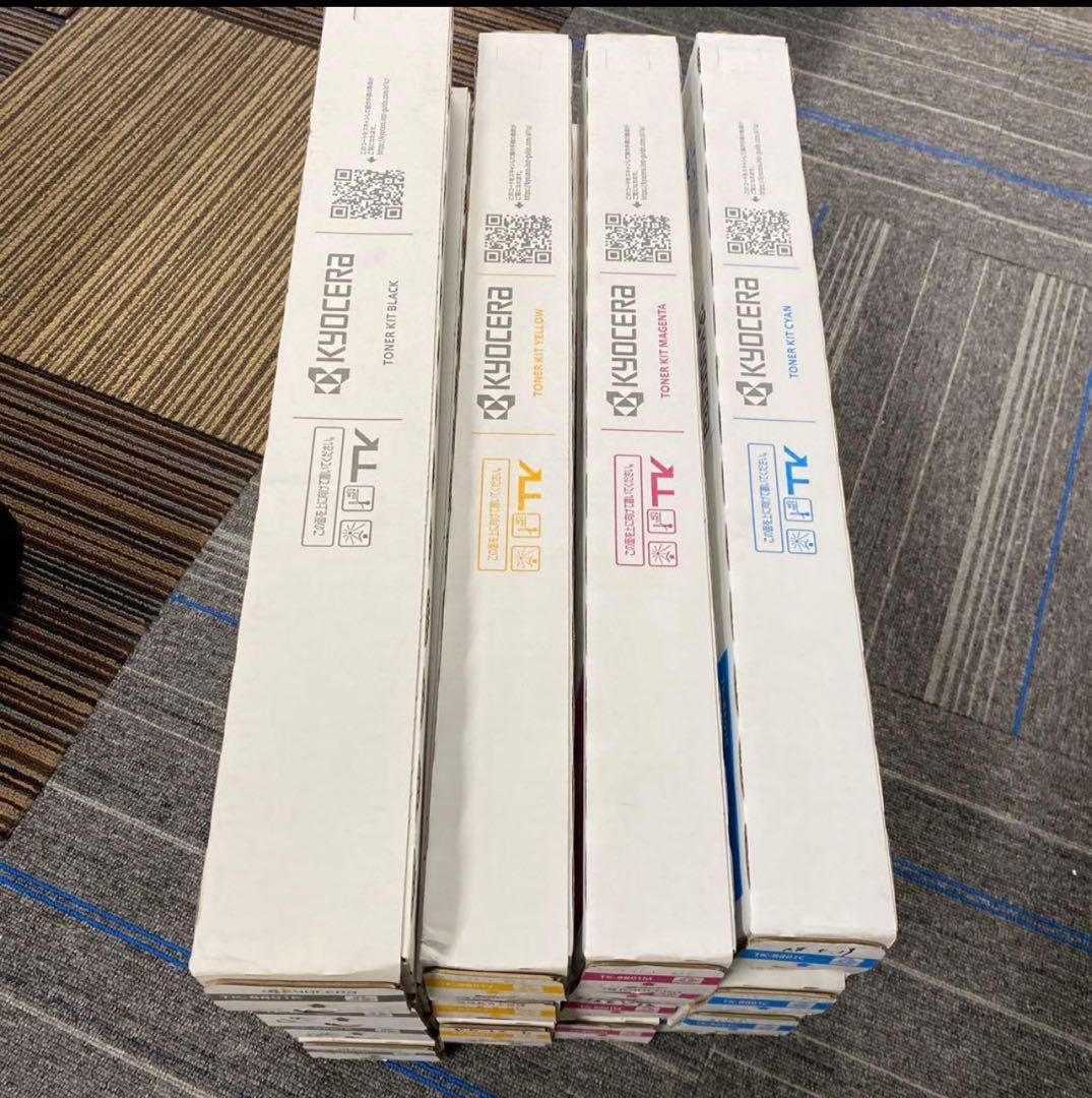 書き込み有り★純正未使用未開封4色4セット京セラTK-8801トナーカートリッジ
