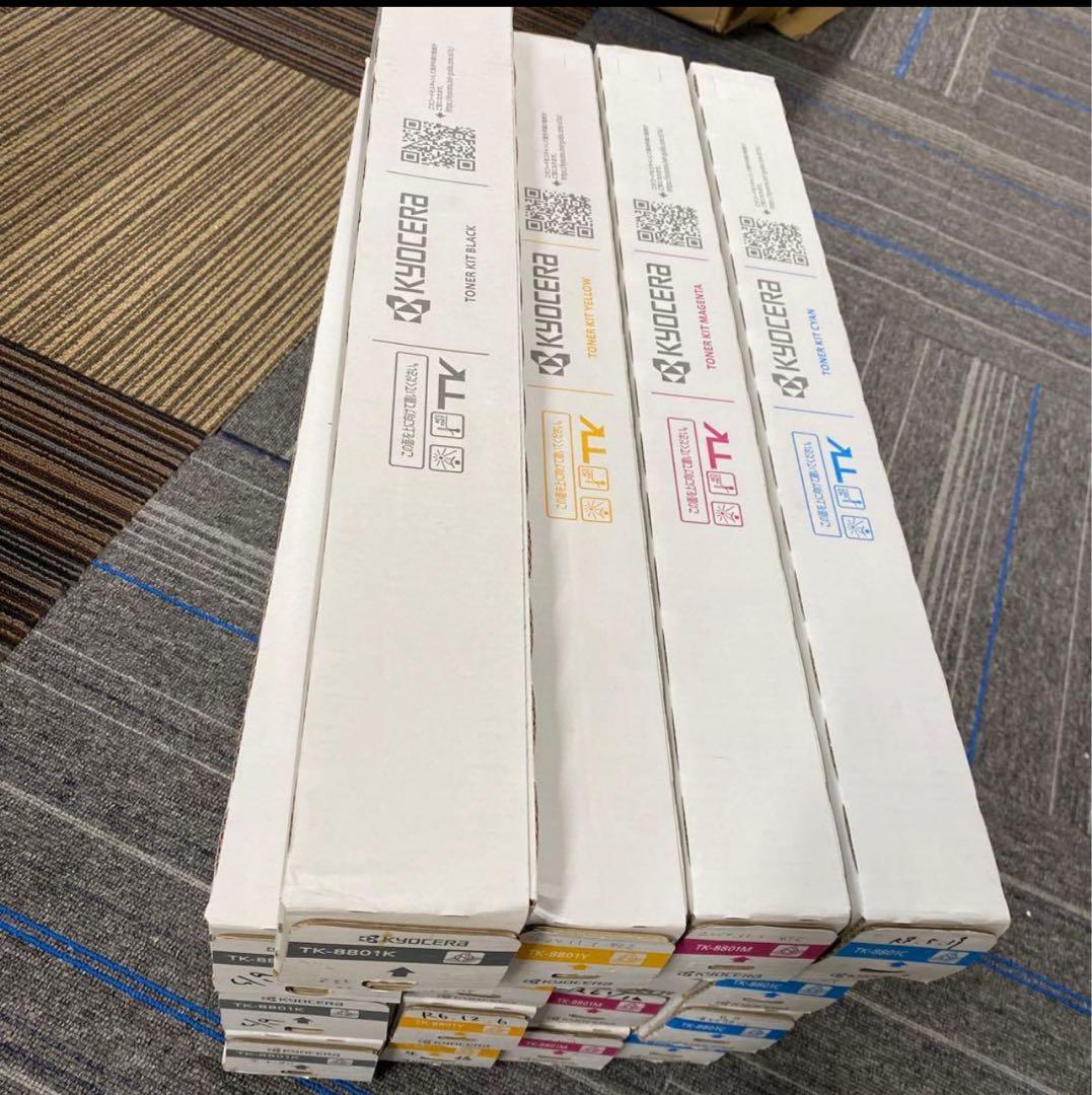 書き込み有り★純正未使用未開封4色4セット京セラTK-8801トナーカートリッジ