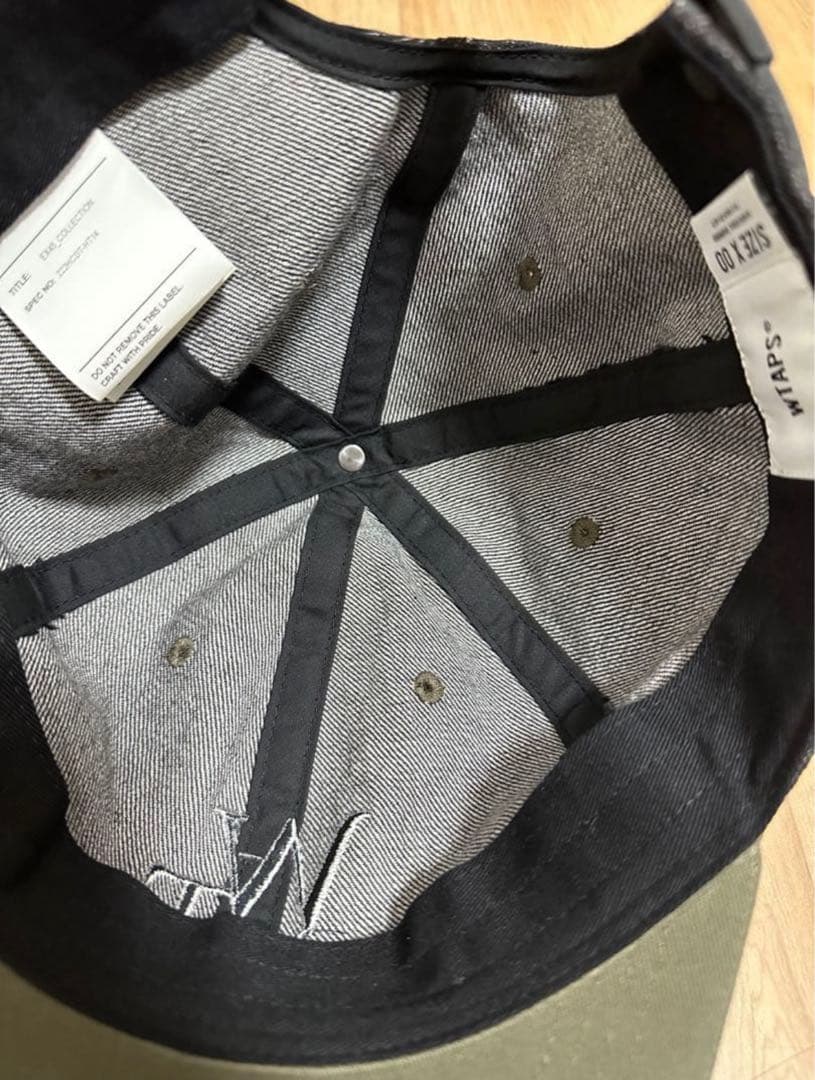 wtaps デニムキャップ　ブラック