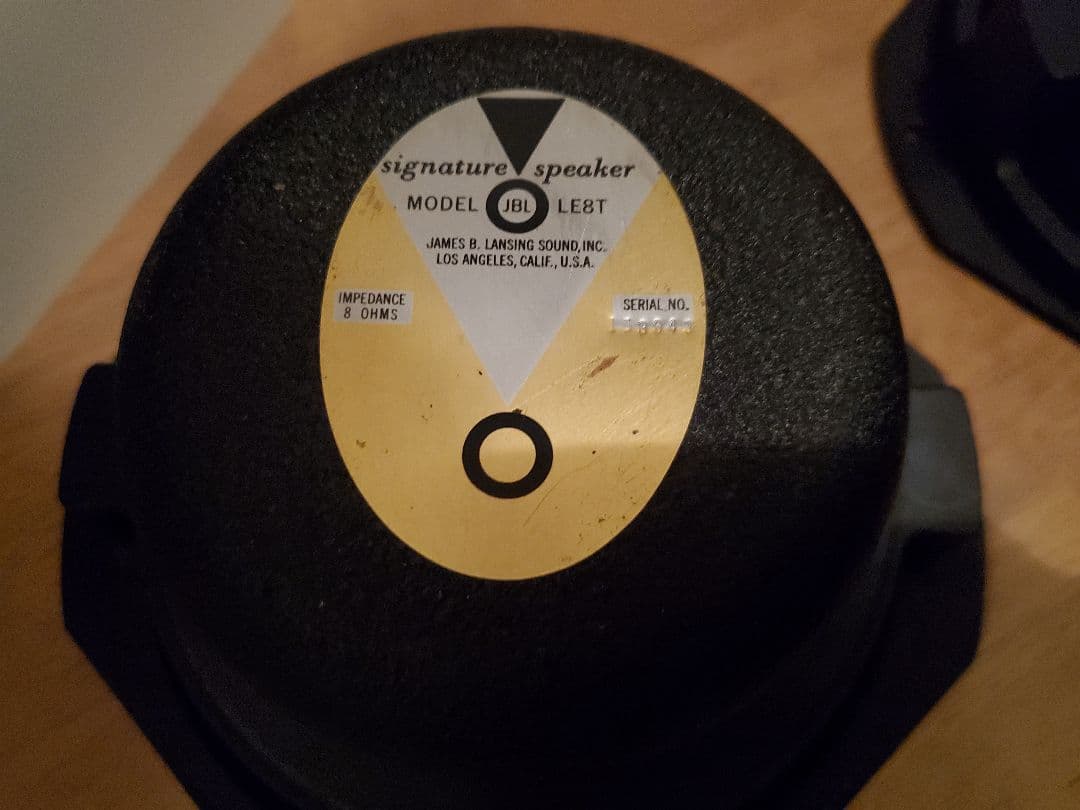 【動作未確認】JBL LE8T スピーカー