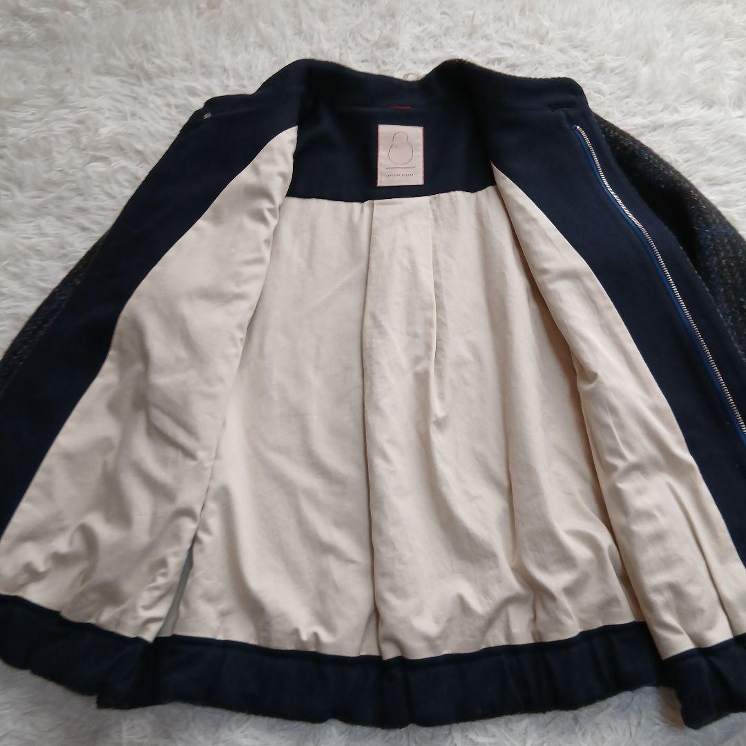 【Pal'las Palace】近年　ウールツイード　ジップアップジャケット