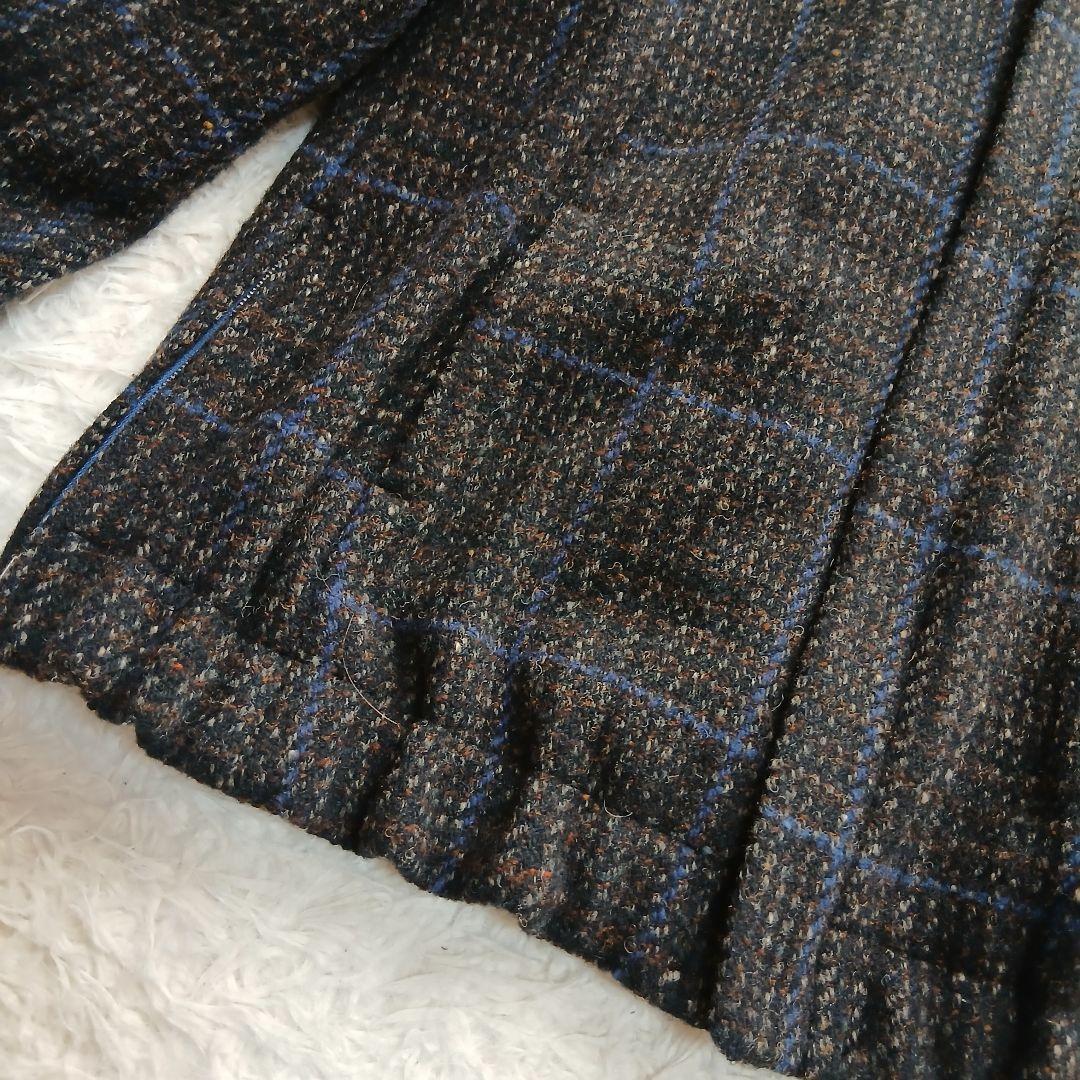 【Pal'las Palace】近年　ウールツイード　ジップアップジャケット