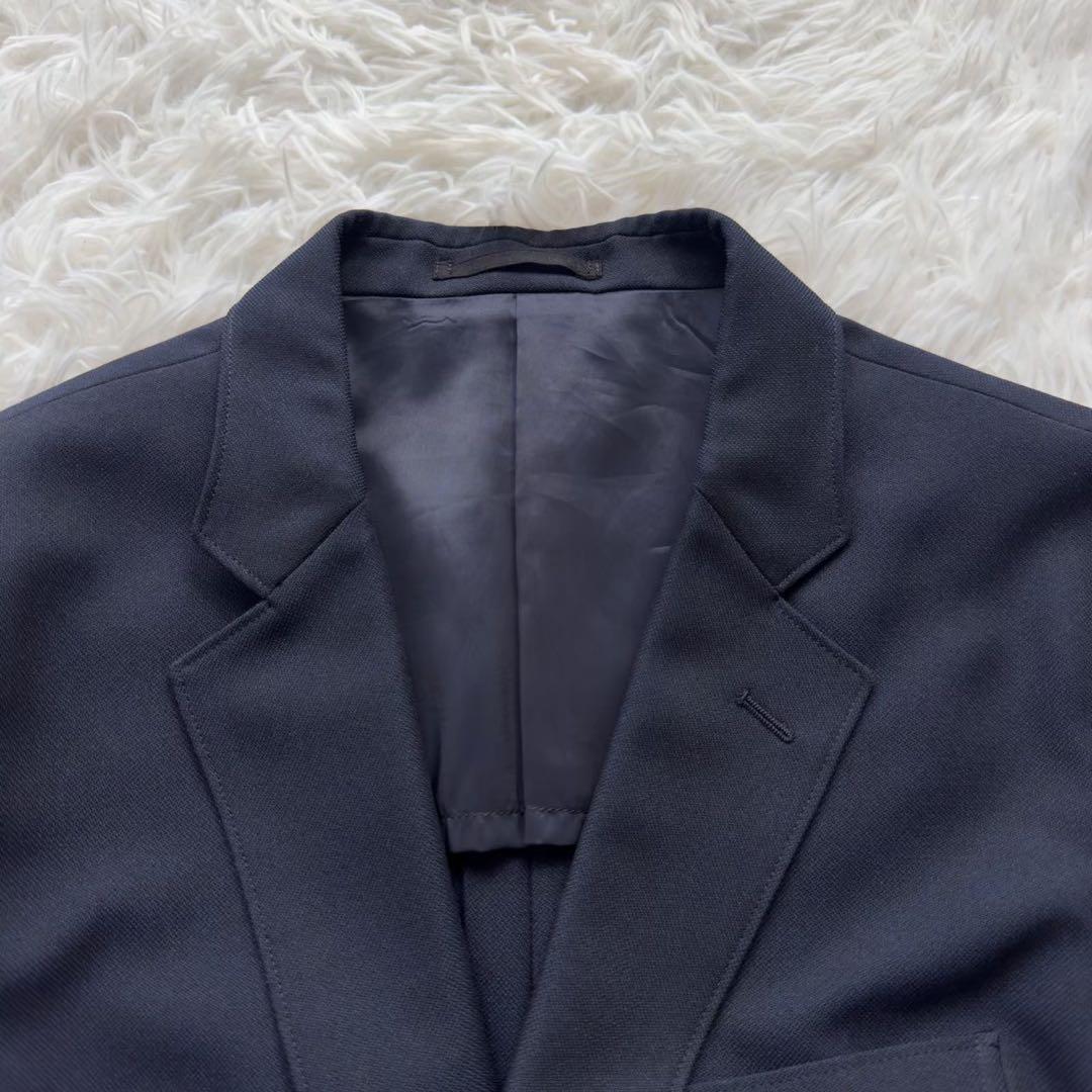 人気✨EPOCA UOMO セットアップ　ジャージー素材　微光沢　ロゴ刻印ボタン