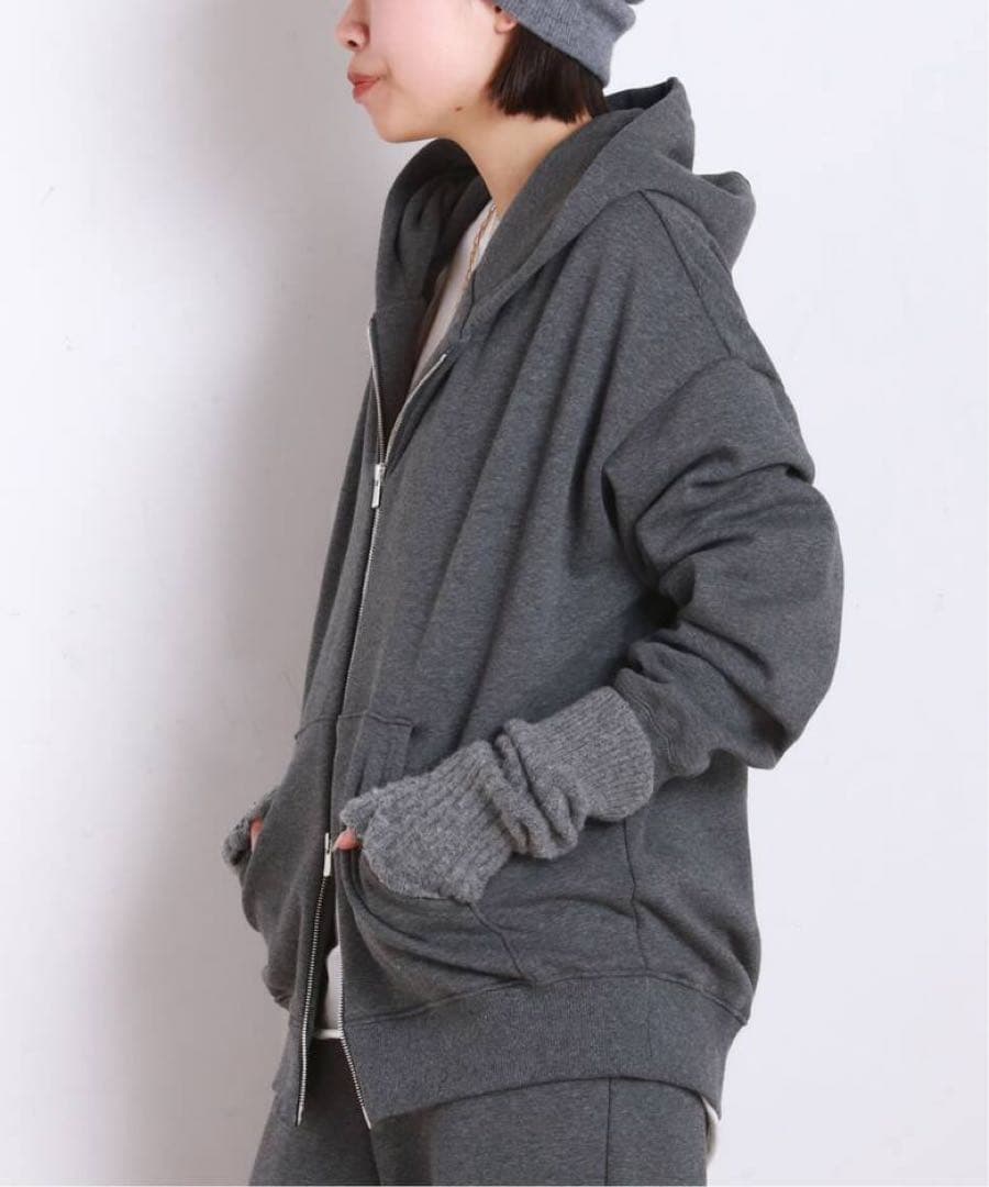 未使用》AP STUDIO*ウォームジップフーディ✴︎グレーパーカー