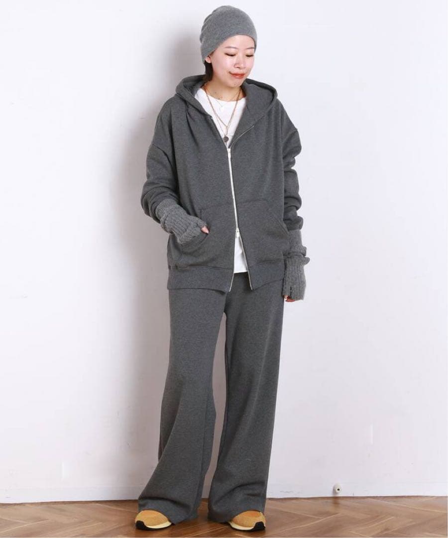 未使用》AP STUDIO*ウォームジップフーディ✴︎グレーパーカー