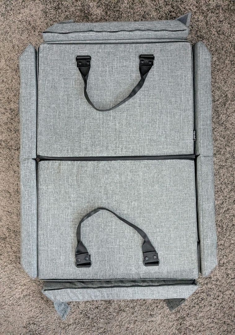 【寝具一式付】farska ファルスカ コンパクトベッド フリー メランジグレー