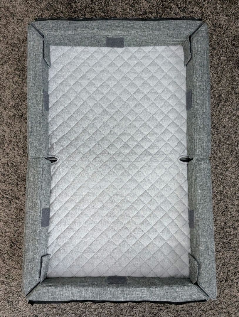 【寝具一式付】farska ファルスカ コンパクトベッド フリー メランジグレー